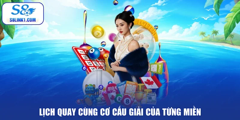 Lịch quay cùng cơ cấu giải của từng miền