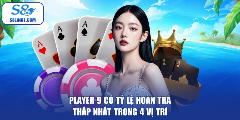 Player 9 có tỷ lệ hoàn trả thấp nhất trong 4 vị trí